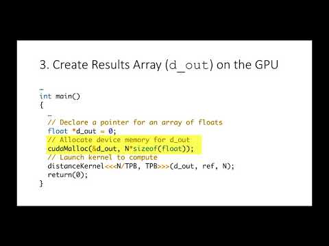 2.3 Our first CUDA program