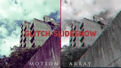 Glitch Slideshow Premiere Pro Templates
