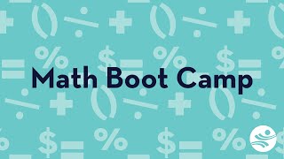 Math Boot Camp