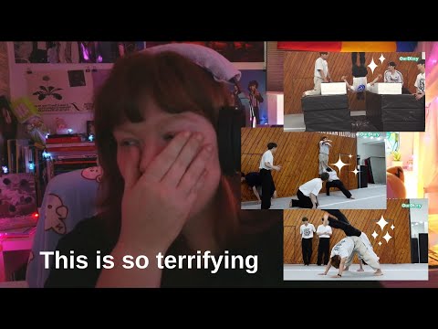 First time reacting to [Our Diary] Extremely difficult acrobatic challenge! | Tricking - &TEAM