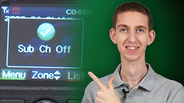 How to Hide or Show the Subchannel on Your AnyTone Radio