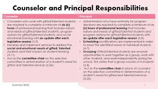 Gifted and Talented Overview 2025