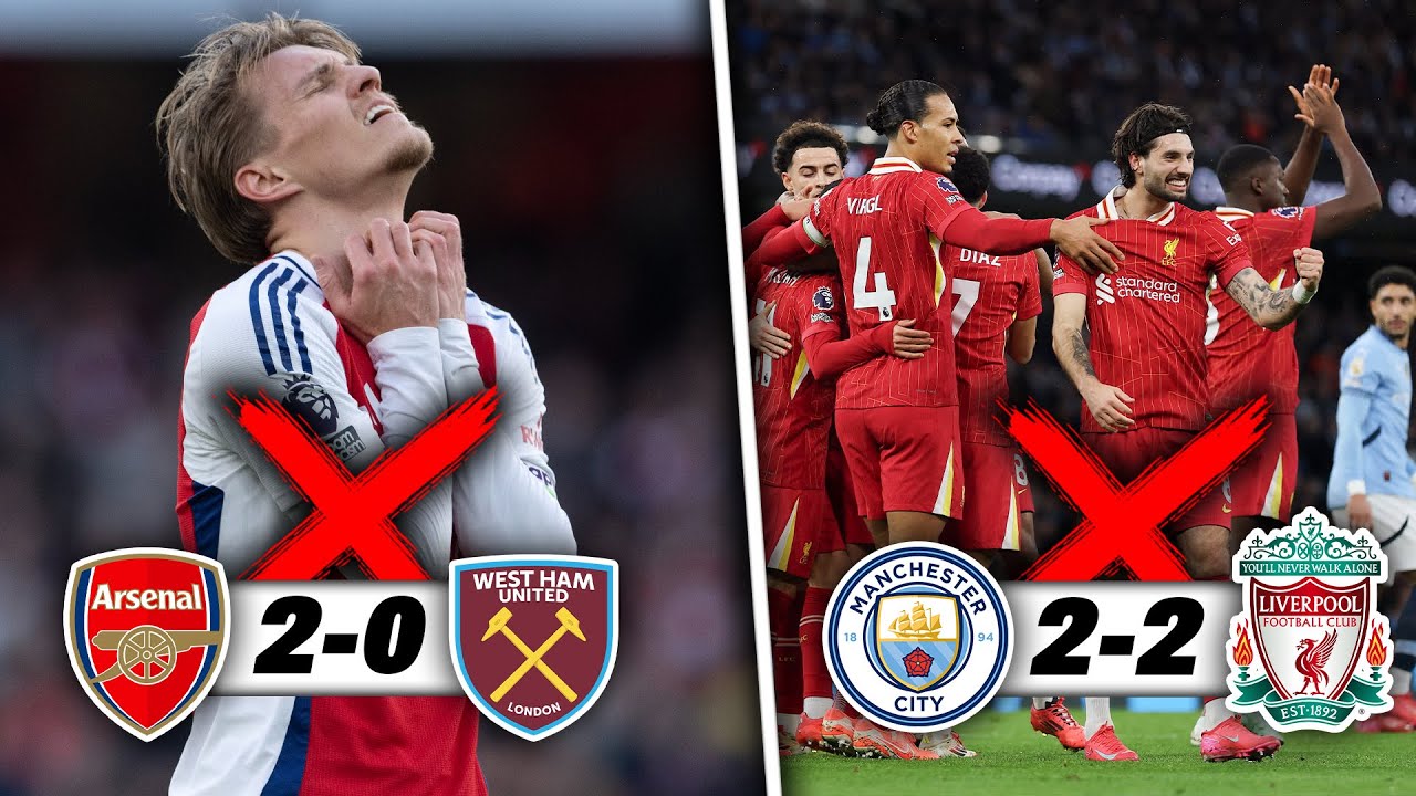 Arsenal Fail To Close The Gap! [REVIEW THE PREM MATCHDAY 26] - YouTube