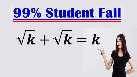 Harvard University Interview Question | Find k?