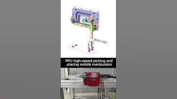 PPU high-speed picking and placing mobile manipulator  #mechanism #machine #mechanical #engineering