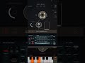 (Retro app) #iOptigan triggered by MIDI key, then #Gauss Field Looper (Tape delay)