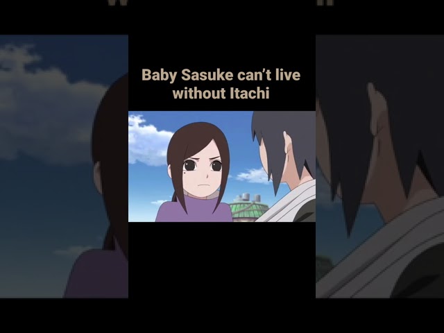 Baby Sasuke and Itachi class=