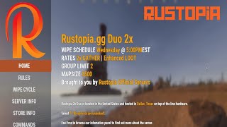 Kinda Official Rust? Rustopia Server