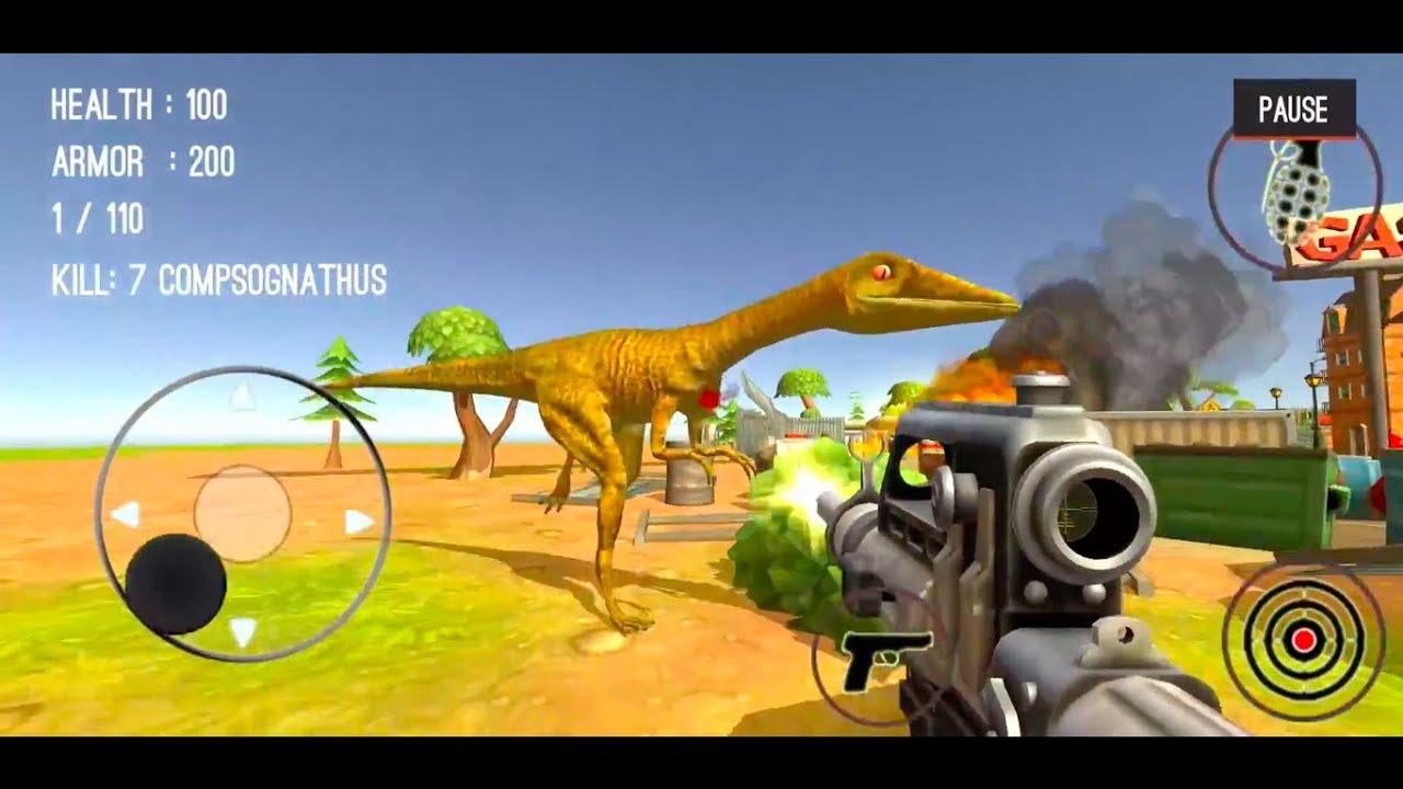 Dinosaur Hunter Dino City 2017 #25 (Level 25 - Compsognathus) - Android/iOS Gameplay