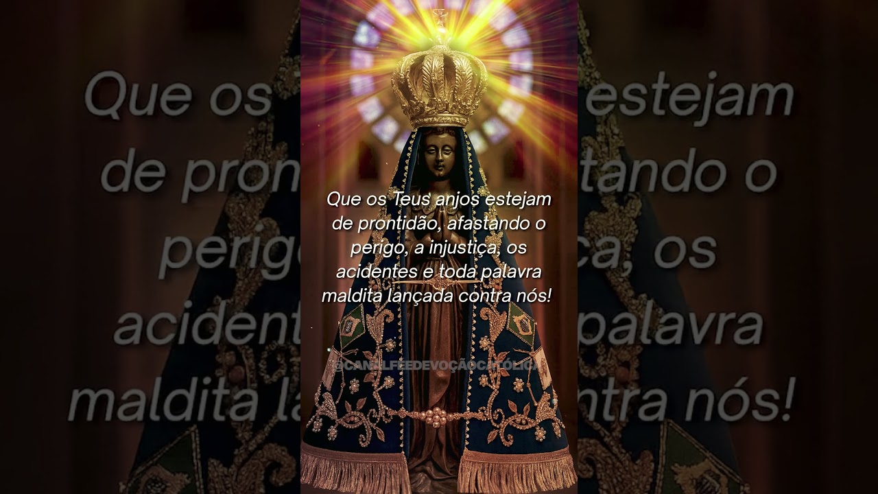 Nossa Senhora Aparecida, entra nesta casa! 🙏✨ #shorts #shortscatólico