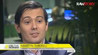 Turning Pharmaceuticals CEO Martin Shkreli speaks to CBS News