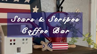 SUMMER/ FOURTH OF JULY COFFEE BAR/ AMERICANA/ DECORATE WITH ME