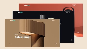 Artistic Parallax Image Slider Using HTML CSS and JavaScript