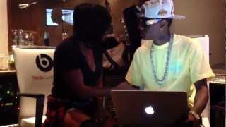 Soulja Boy Studio Session With Lamyia Good