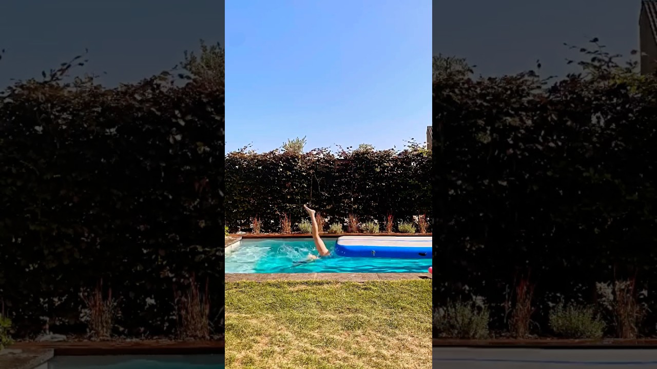 Airtrack water challenge 💦