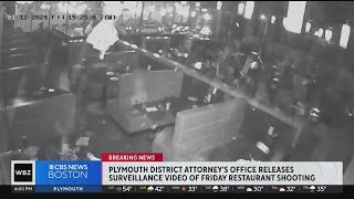Plymouth District Attorney releases new video of Brockton restaurant shooting