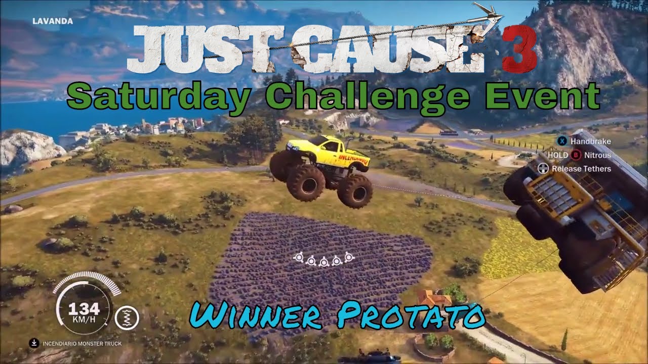 watershed Just Cause 3 Saturday Challenge Event July 22