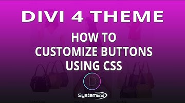 Divi 4 How To Customize Buttons Using CSS 👍