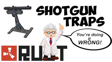 RUST: SHOTGUN TRAPS TUTORIAL - How to better use shotgun traps -