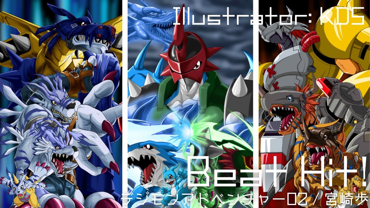 Beat Hit! / 宮崎歩【デジモンアドベンチャー02挿入歌】Cover kiwi717