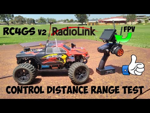 Test di distanza e autonomia RadioLink RC4GS V2 - Guida FPV 1/10 RCTruck