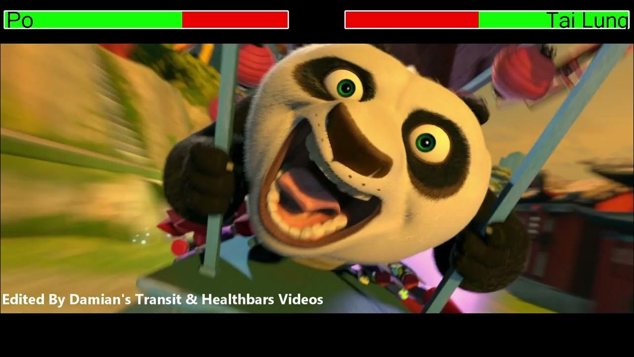 Kung Fu Panda (2008) Final Battle with healthbars - YouTube