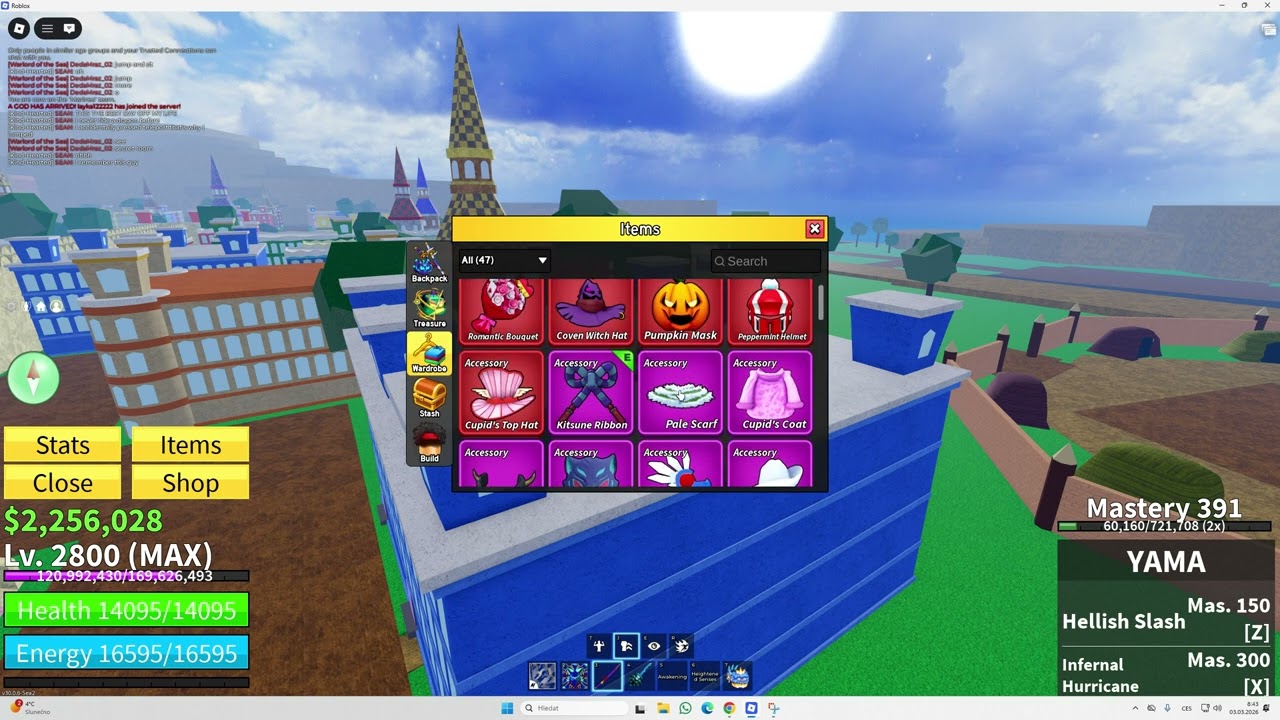 I gave the player fruit