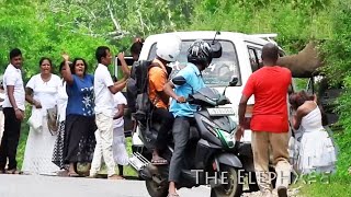 A fierce elephant attack on the van causes people to fall down in fear and run by BLACK ELEPHANT 5,623 views 1 month ago 12 minutes, 45 seconds