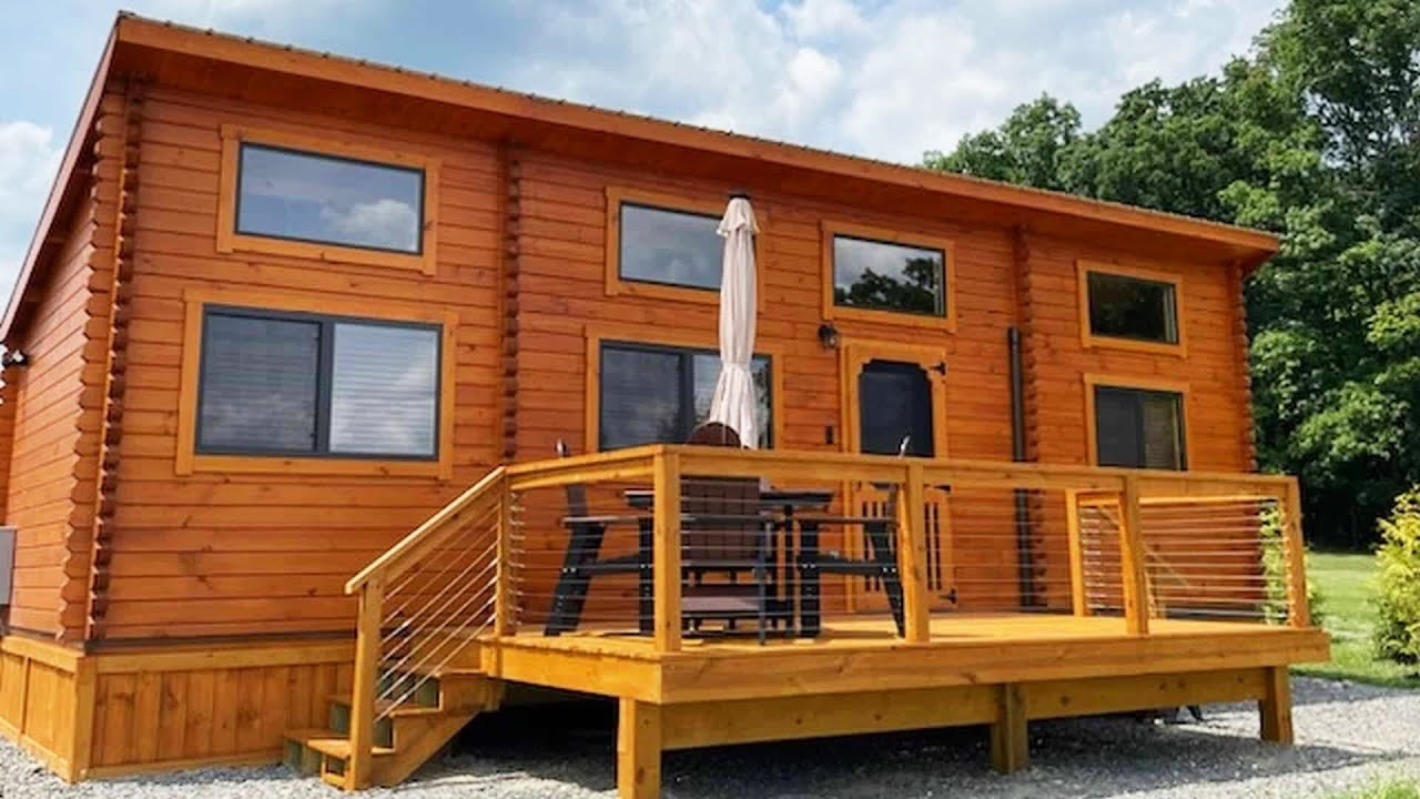 Самые очаровательные домики Park Model Cabins от Lancaster Log Cabins