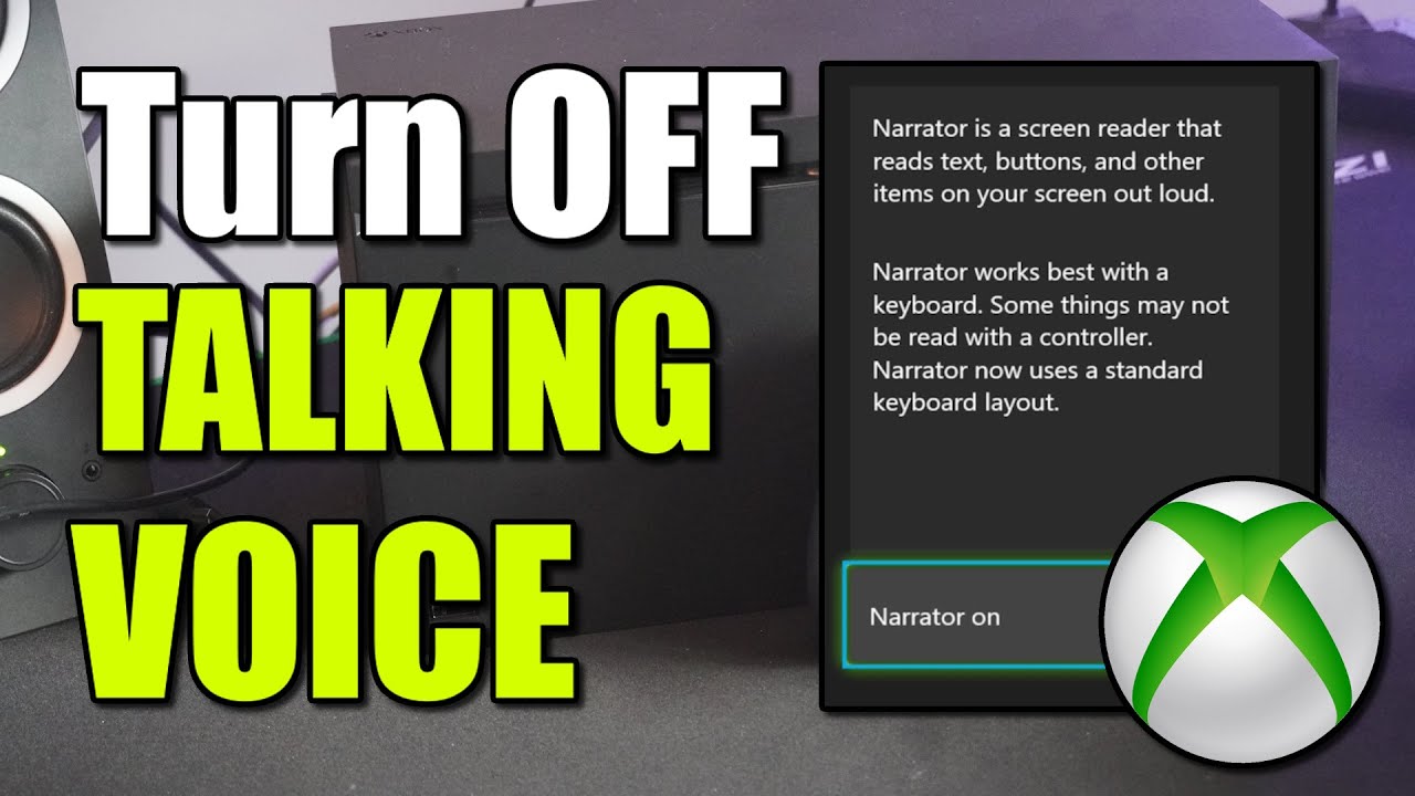 How to TURN OFF Narrator or Talking Voice on XBOX (BEST METHOD) - YouTube