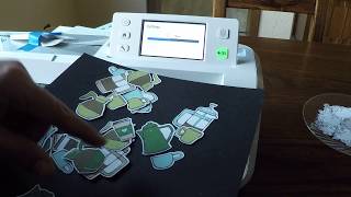 Brother Scan and Cut takes a Coffee Break - Cutting Patterned Paper using the Brother ScanNCut