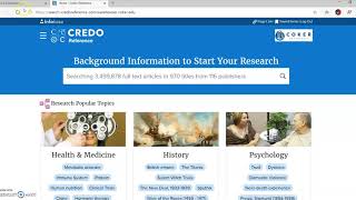 Credo, Gale Virtual Reference, and eBooks - Oh, My!