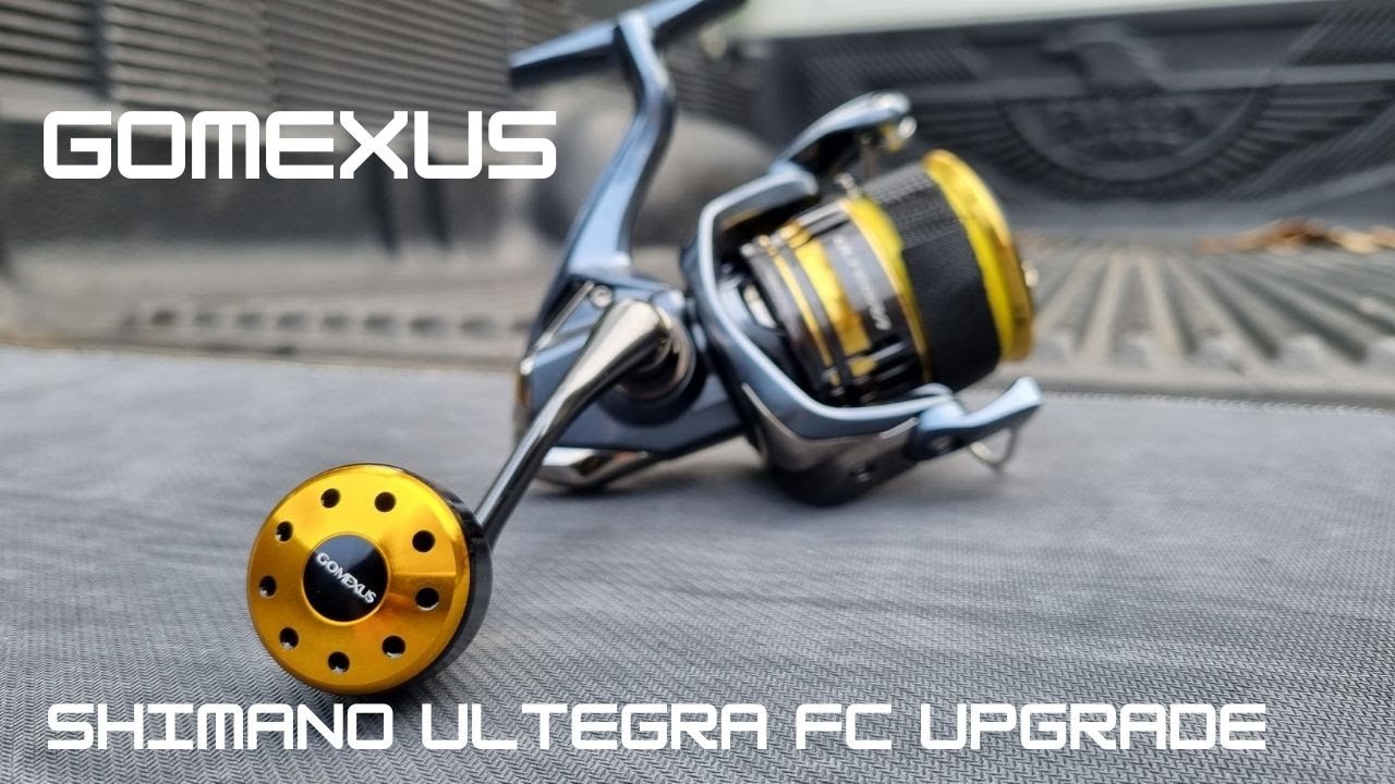 SHIMANO ULTERGA REEL UPGRADE TUTORIAL, GOMEXUS 30MM HANDLE KNOB UPGRADE, SURF FISHING