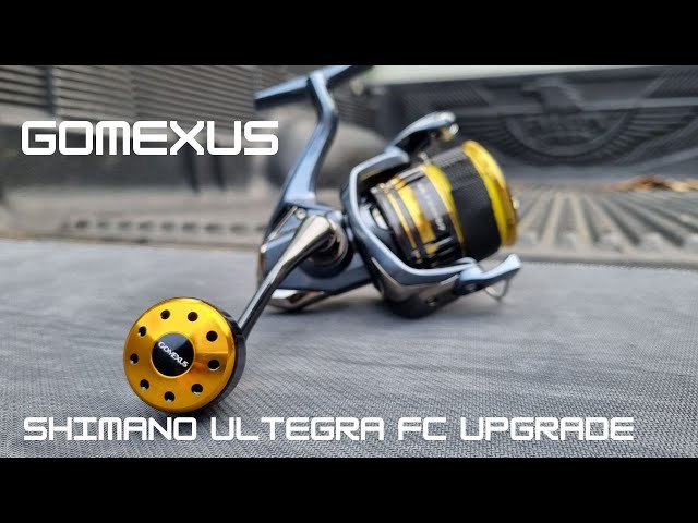 SHIMANO ULTERGA REEL UPGRADE TUTORIAL, GOMEXUS 30MM HANDLE KNOB UPGRADE, SURF FISHING