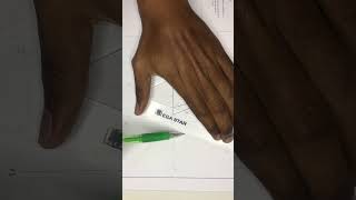 Grade 11 Solid Geometry📐🔥…using the numbering method to find all points of the true shape🔥