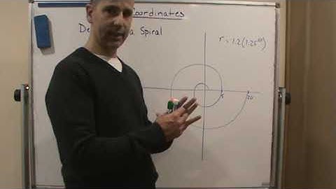 Calc2   Polar Coordinate   Describing a Spiral 2