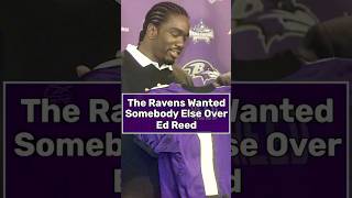 WILD: Baltimore Ravens almost drafted ANOTHER PLAYER over Ed Reed #ravens #baltimoreravens #shorts