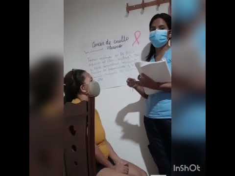SESION EDUCATIVA DE CÁNCER DE CUELLO UTERINO Y PREVENCION.