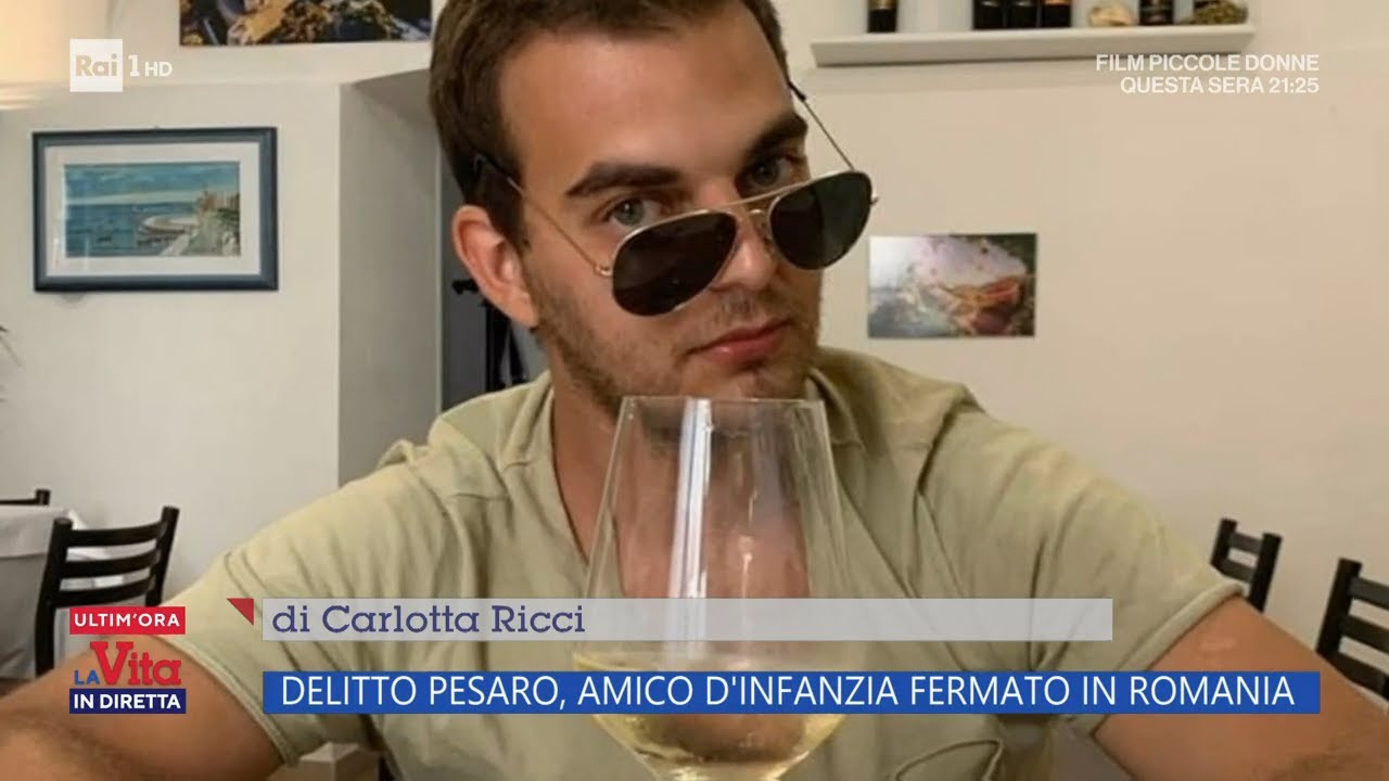 Delitto di Pesaro, fermato in Romania il principale indagato - La vita in diretta 22/02/2023