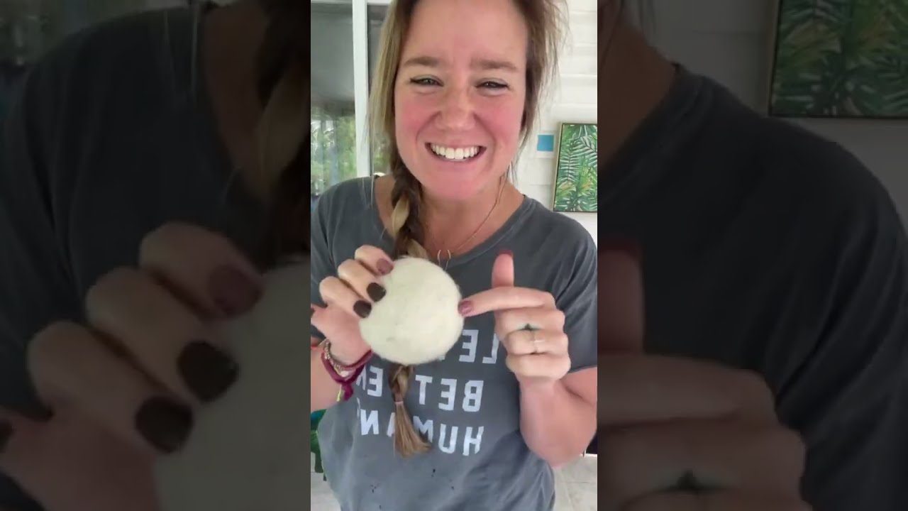 The best replacement for dryer sheets, Wool Dryer Balls   Natural Fabric Softener!