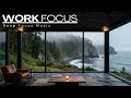Chill Work Music - Focus Music for Deep Work & Productivity Flow - Elevate Your Work - Ocean Waves