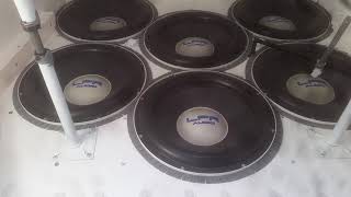6x Lfr audio LU 15se in bandpass system