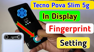 Tecno pova slim 5g in display fingerprint setting/Tecno pova slim 5g me in display fingerprint lock