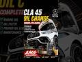 Mercedes CLA 45 Service 👨🔧 Fresh oil & Fresh power 🔥 #shorts #cartips #oilchange #mercedes