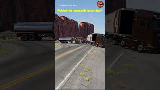 Realistic Highway Car Crashes | Cinematic BeamNG Drive Crash Simulation Shorts