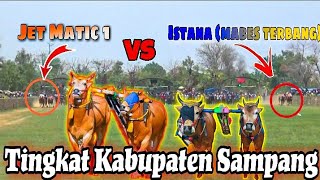 Jet Matic vs Istana 1 ( mabes terbang ) || Karapan Sapi Tingkat Kabupaten Sampang