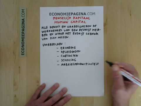 Video: Wat is de definitie van menselijk kapitaal in de economie?