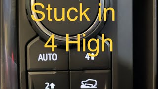 Quick fix! 2019 Silverado stuck in 4H