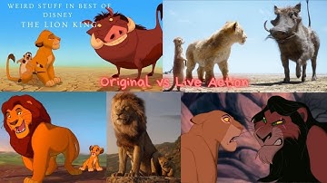 The Lion King Live Action vs Animated Movie | Scene by Scene Comparison
