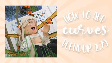 how to add CURVES to your GFX! (blender 2.79)